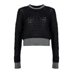 PINKO Round-neck Knitwear Black
