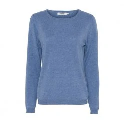 Lys Blå Melert Soulmate Lama Ullgenser - Lys Blå Genser Blue