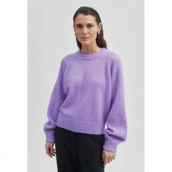 Lilla Second Female Brookline Knit O-Neck Knit Purple