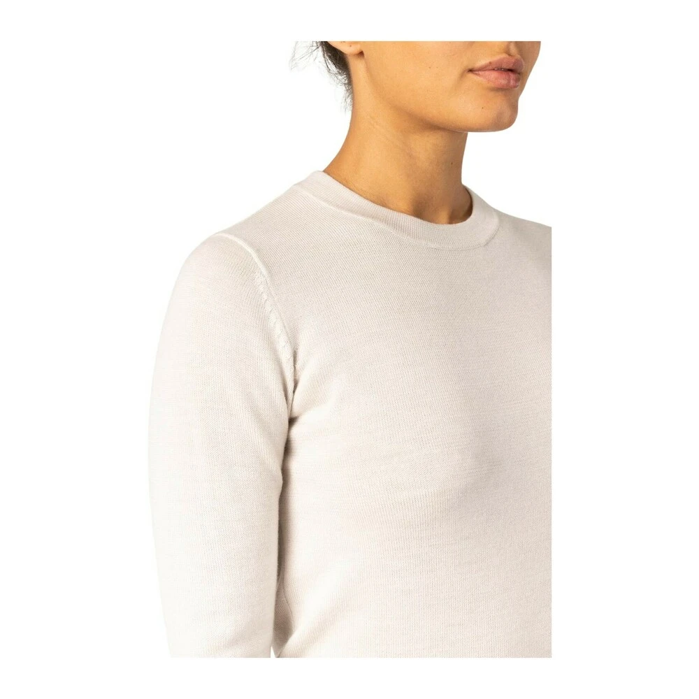 Cathrine Hammel Merino Crewneck Sweater White - Bilde 3