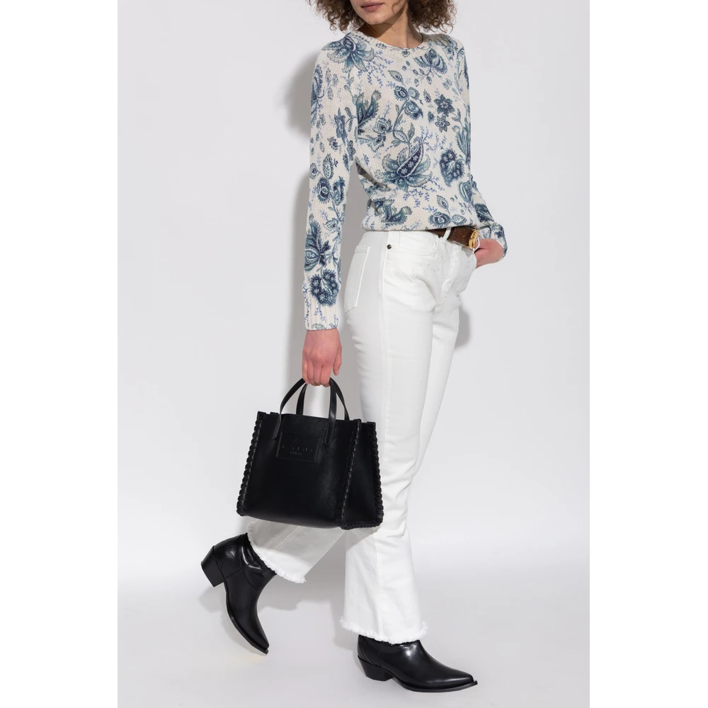 Etro Sweater With Paisley Pattern Beige - Bilde 5