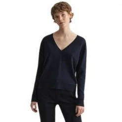 Gant V-Neck Sweater Blue