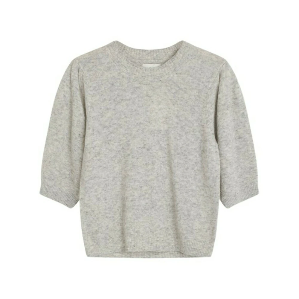 Norr Nordby Knit Tee Gray
