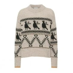 Project AJ117 Round-neck Knitwear White