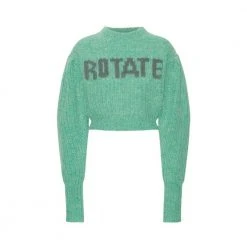 ROTATE Birger Christensen Round-neck Knitwear Green