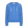 American Dreams Louisa Cable Knit Pullover Blue