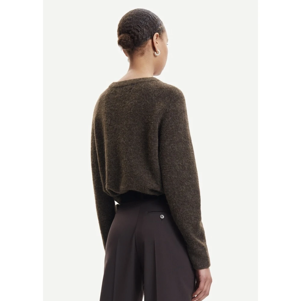 Samsøe Samsøe SAMSØE SAMSØE - W Nor O-Neck Short 7355 Delicioso Brown - Bilde 2