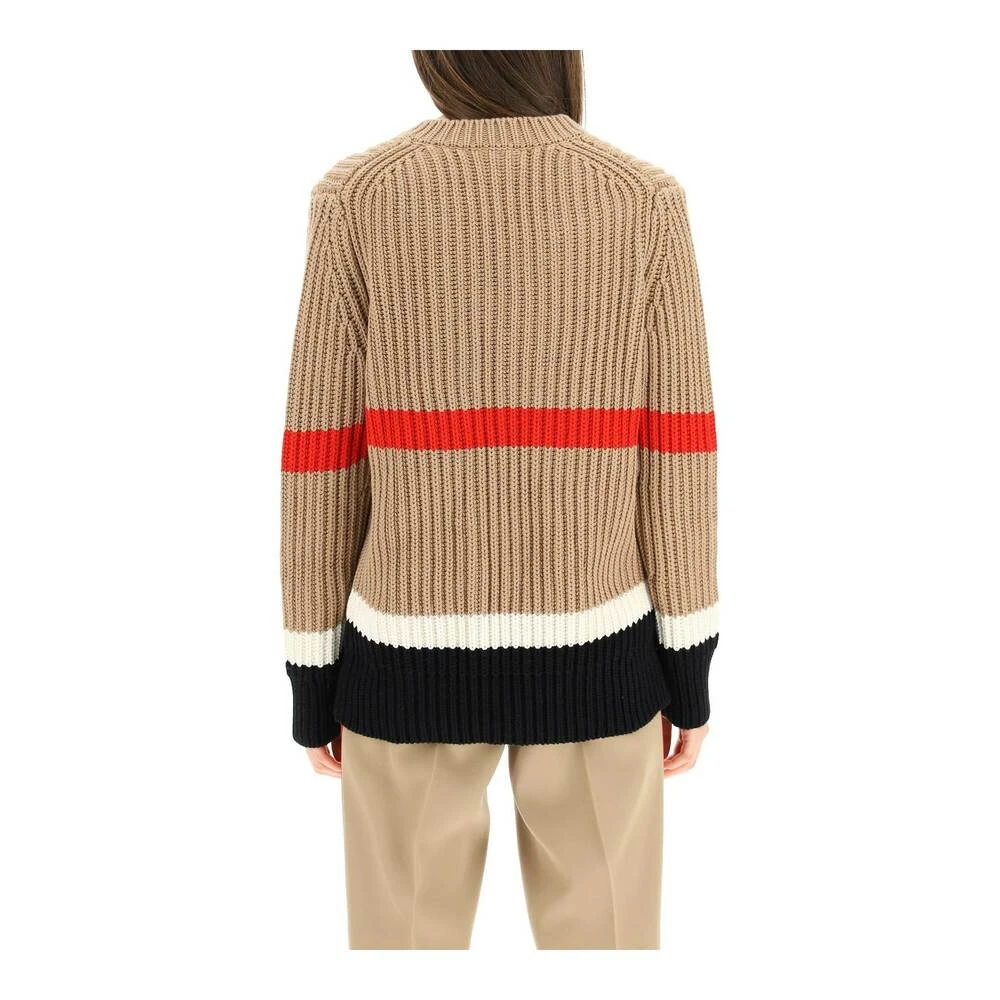 Burberry Salma Kashmir Og Bomullsgenser Beige - Bilde 3