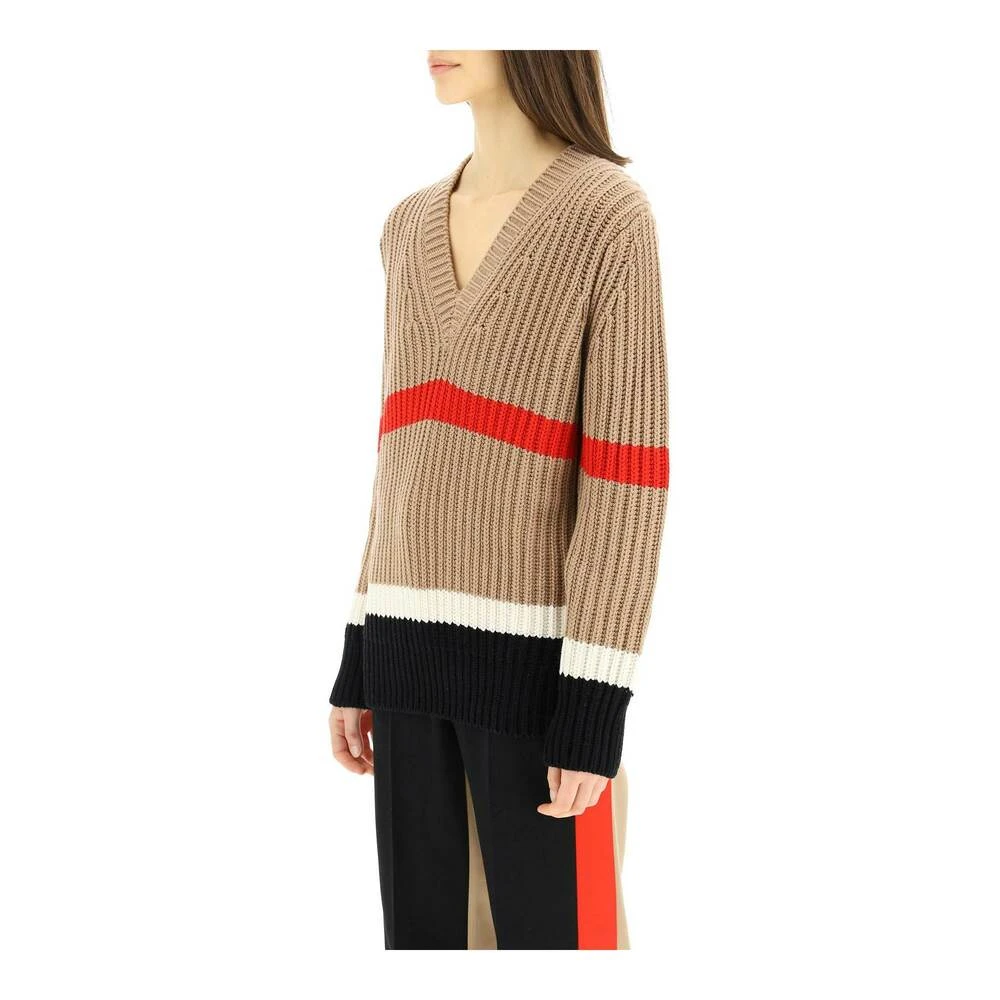 Burberry Salma Kashmir Og Bomullsgenser Beige - Bilde 4