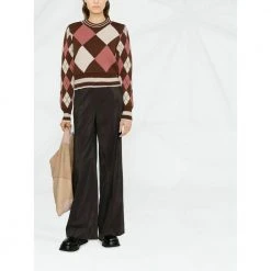 Golden Goose Round-neck Knitwear Brown