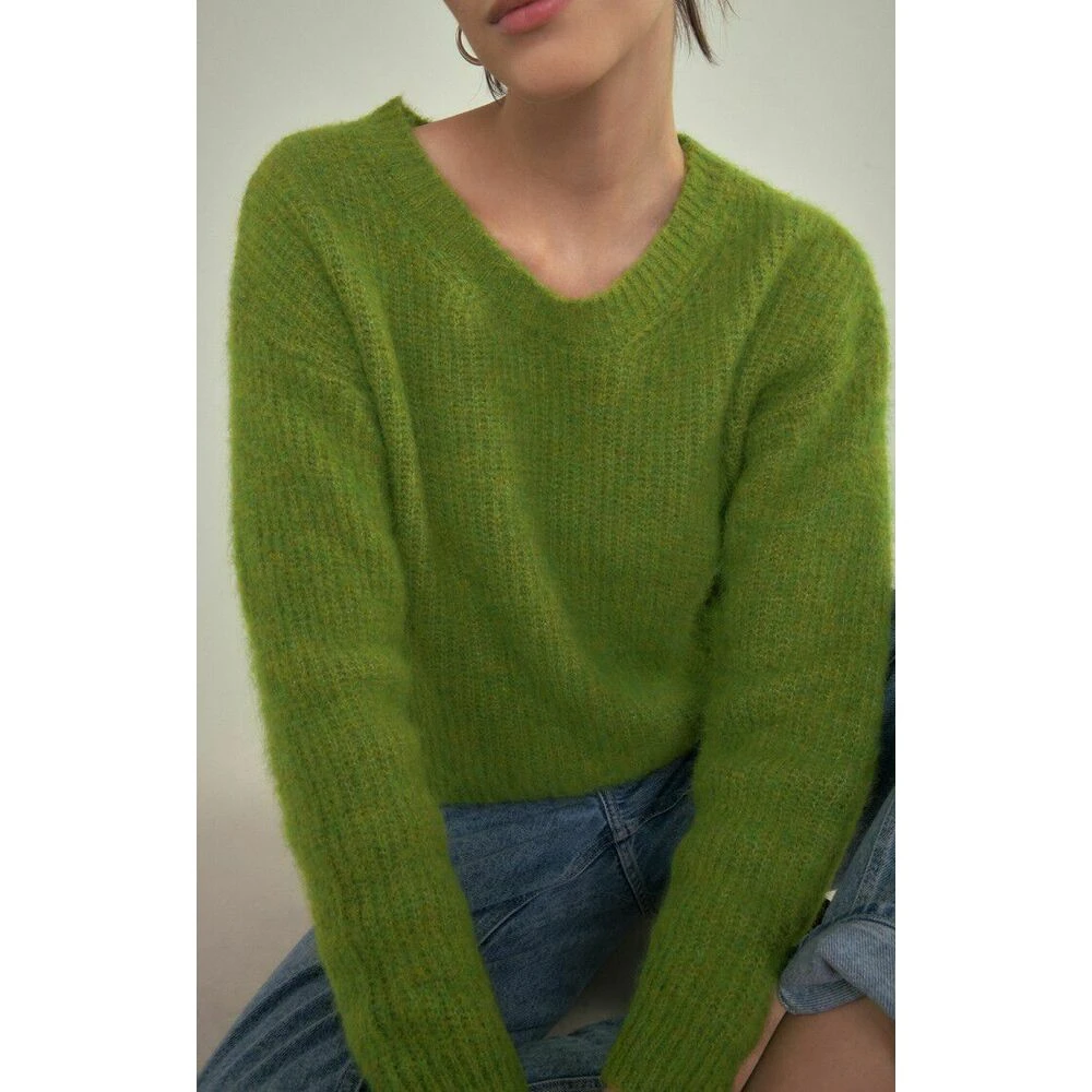 American Vintage East Jumper - Spring Melange Green - Bilde 7