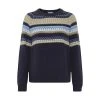 Fransa Sweater Blue