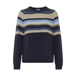 Fransa Sweater Blue