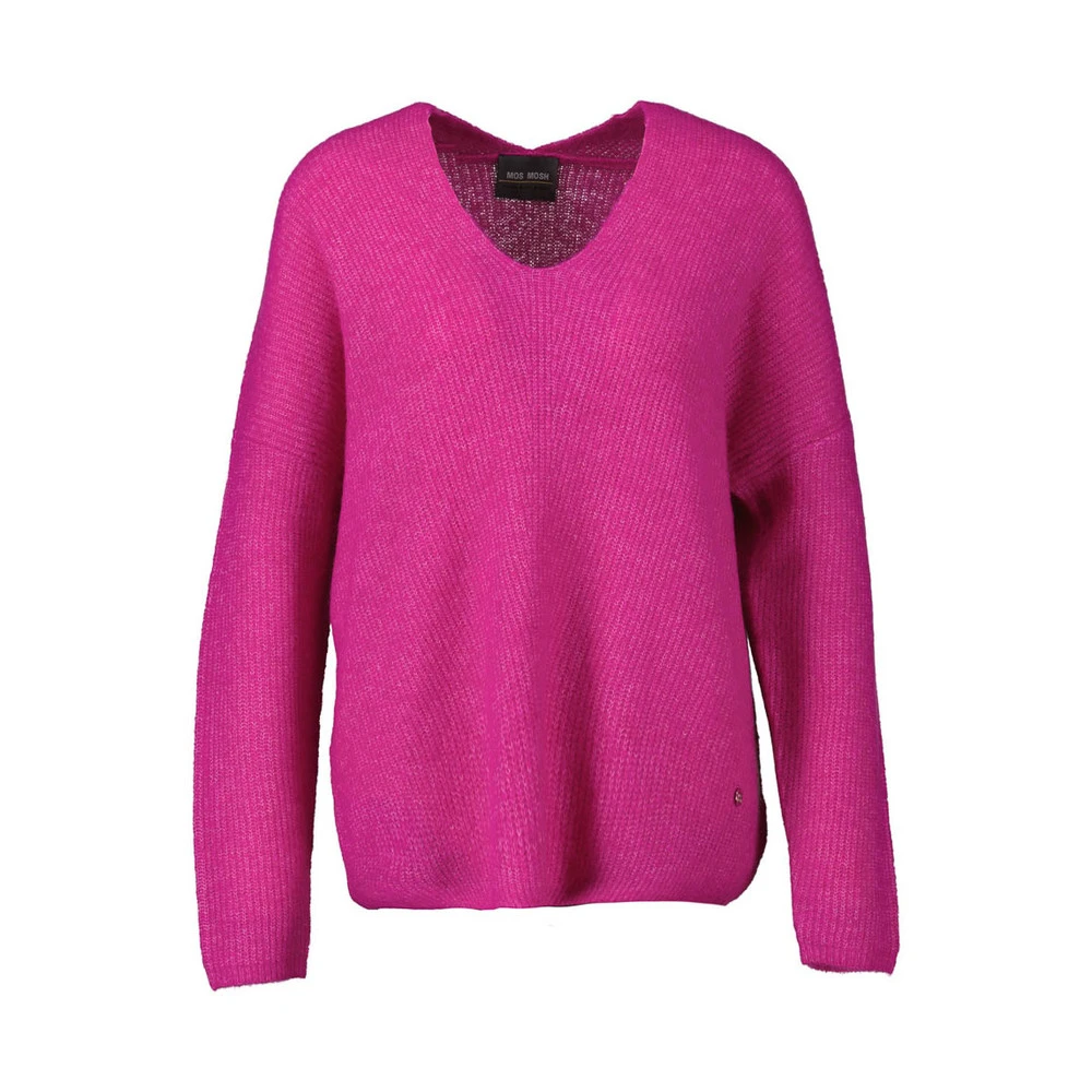 MOS MOSH V-neck Knitwear Pink