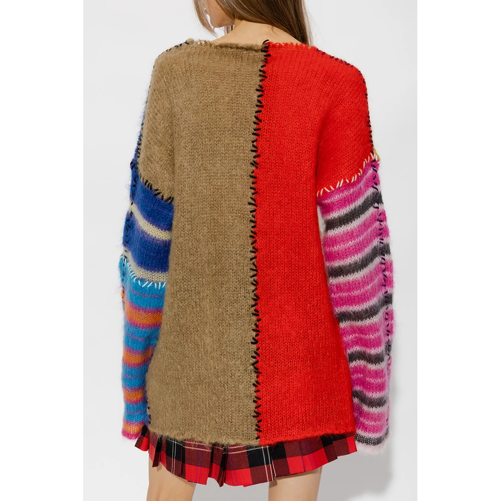 Marni Sweater With Stitching Beige - Bilde 3