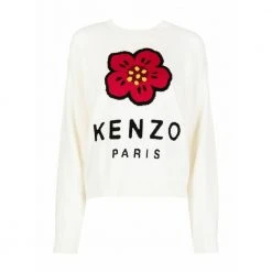 Kenzo Round-neck Knitwear White