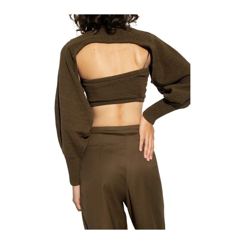 Cult Gaia ‘Sally’ Cropped Top Green - Bilde 5