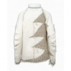 MM6 Maison Margiela Round-neck Knitwear White