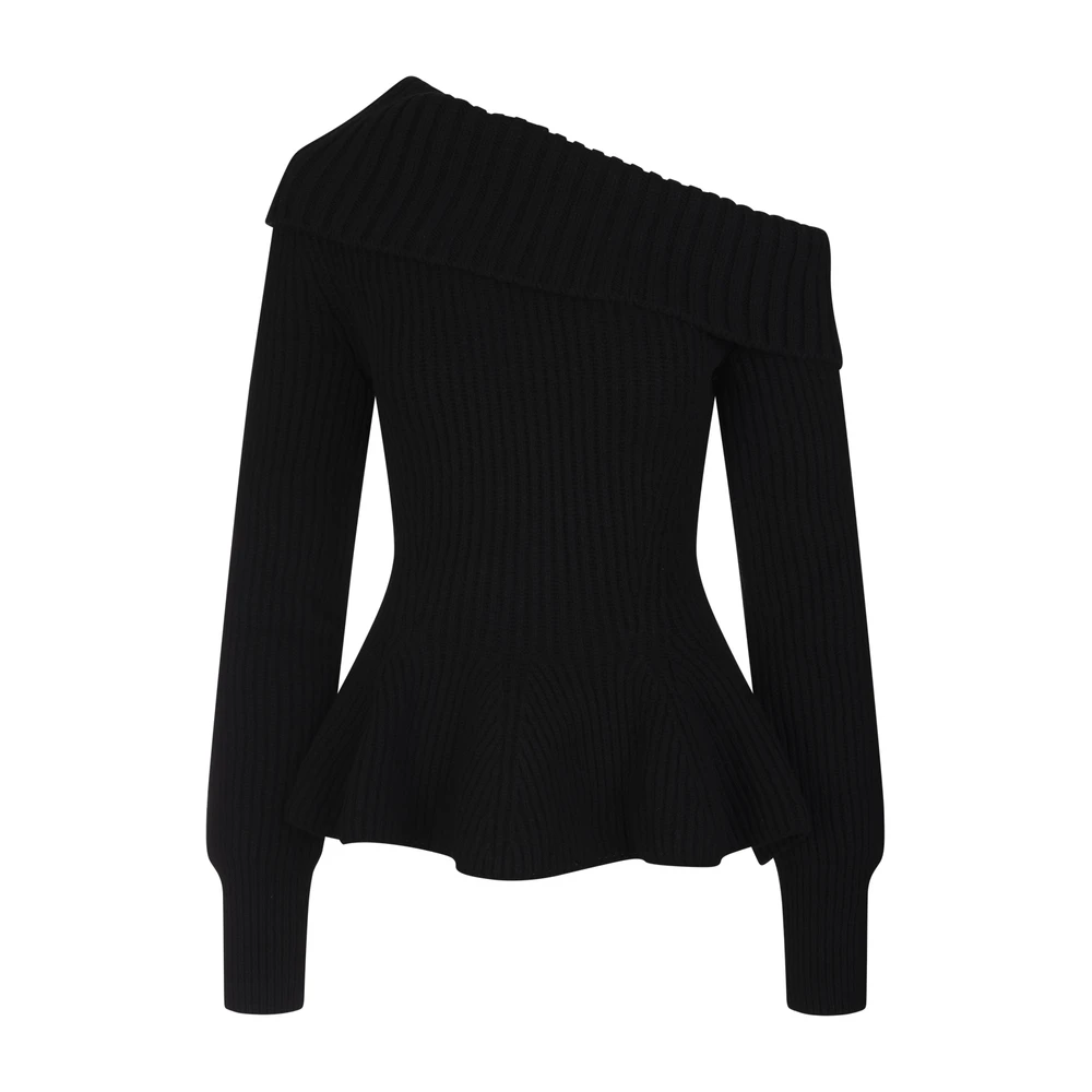 Alexander McQueen Round-neck Knitwear Black - Bilde 2