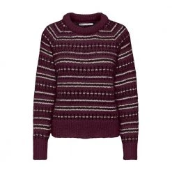 Burgunder Only Onlfaroe Alyssa Life Pullover Genser Red