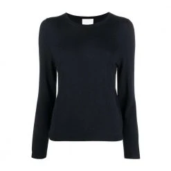 Allude Round-neck Knitwear Black