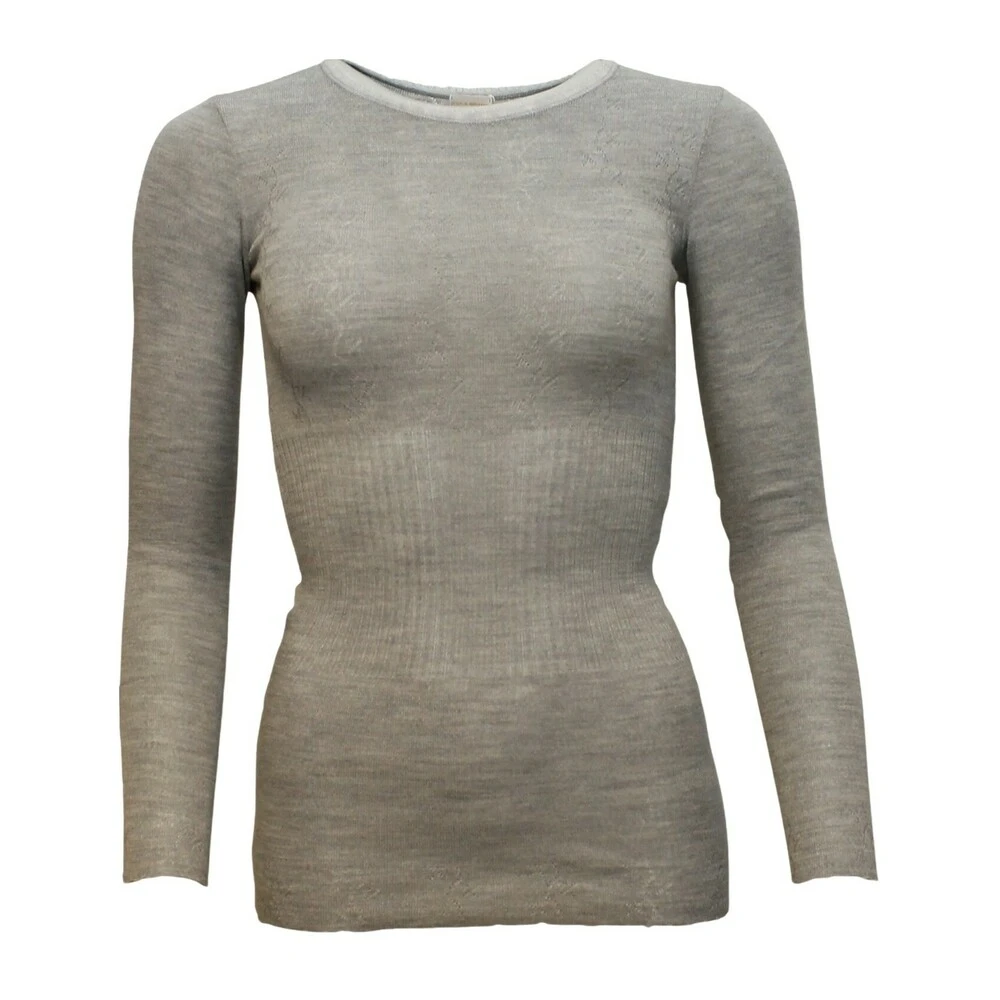 Vera & William Lace Undershirt Undertøy Gray