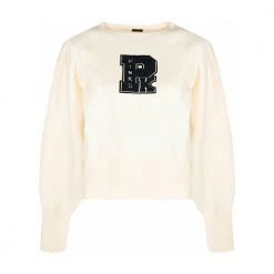 PINKO Chocolat Sweater White