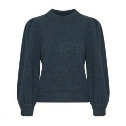 Gestuz Round-neck Knitwear Blue
