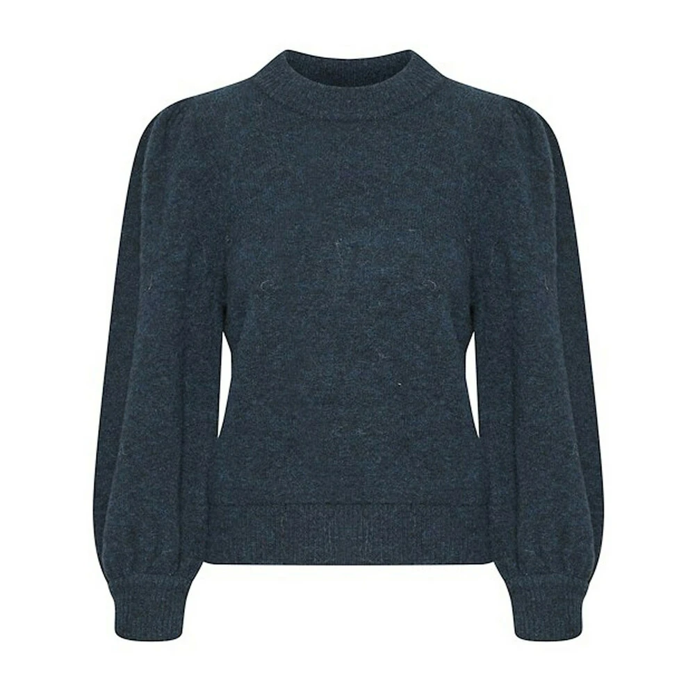 Gestuz Round-neck Knitwear Blue
