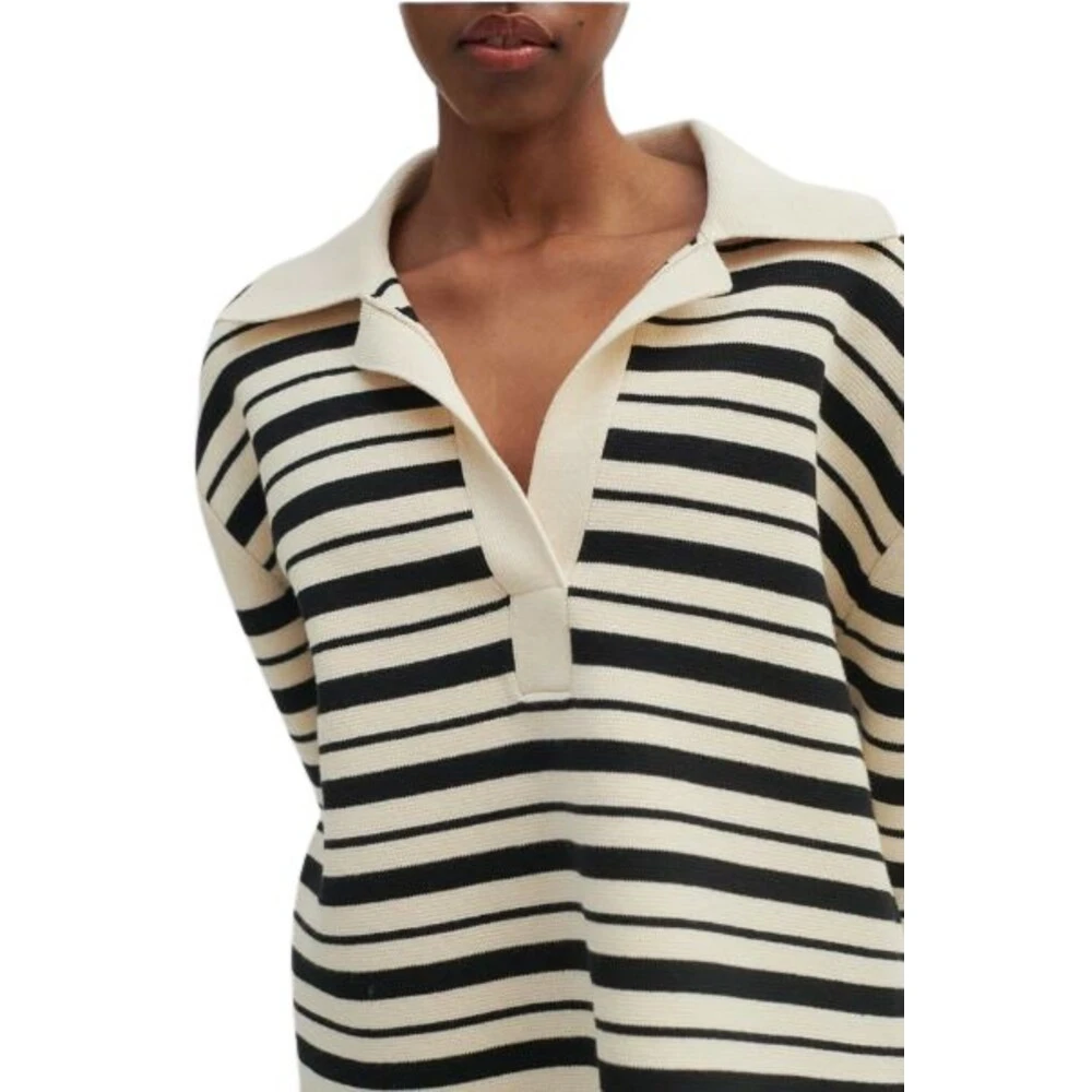 Beige Second Female Aden Knit V-Neck Genser Beige - Bilde 3