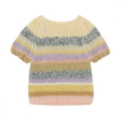 DAWN X DARE Stripe Topp Beige