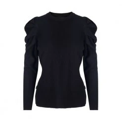 Ella&il Luna Wool Sweater Black