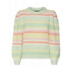 Grønn Vero Moda Vmembrace Ls O-Neck Blouse Ga Lcs Genser Green