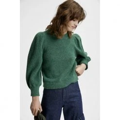 Grønn Gestuz Alphagz Pullover Genser Cardigan Green