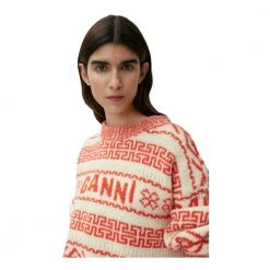 Ganni Pullover Overdeler Red