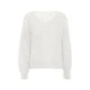 American Dreams Milana Ls Mohair Knit - White White