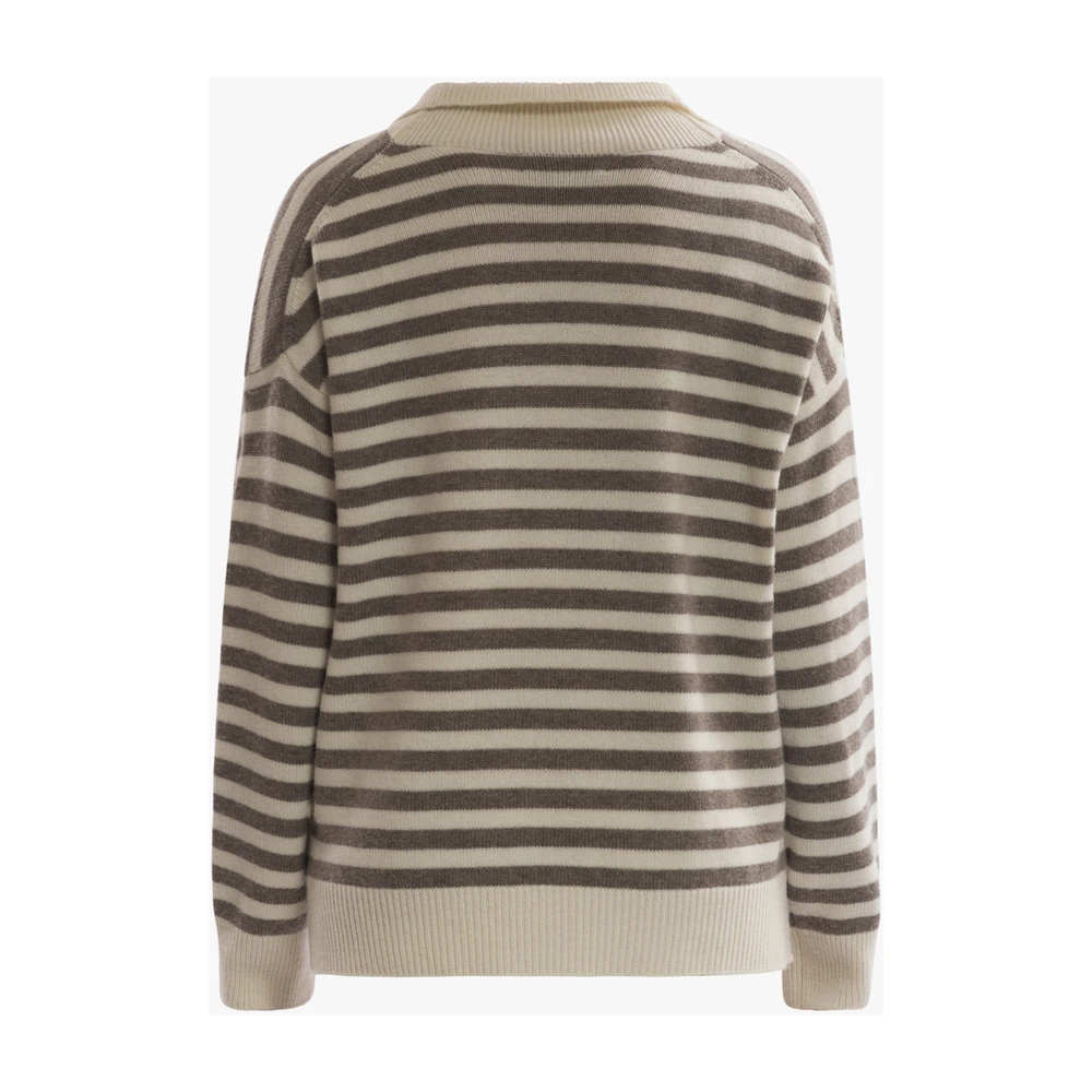 Arnie Says Carys Stripe Sweater Brown - Bilde 2