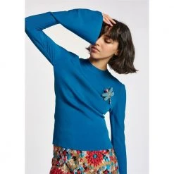 Essentiel Antwerp Round-neck Knitwear Blue