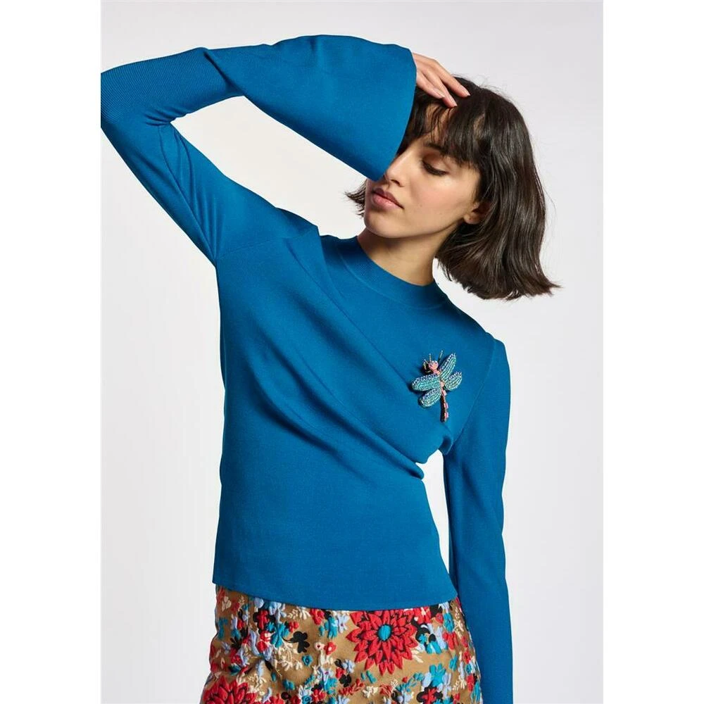 Essentiel Antwerp Round-neck Knitwear Blue