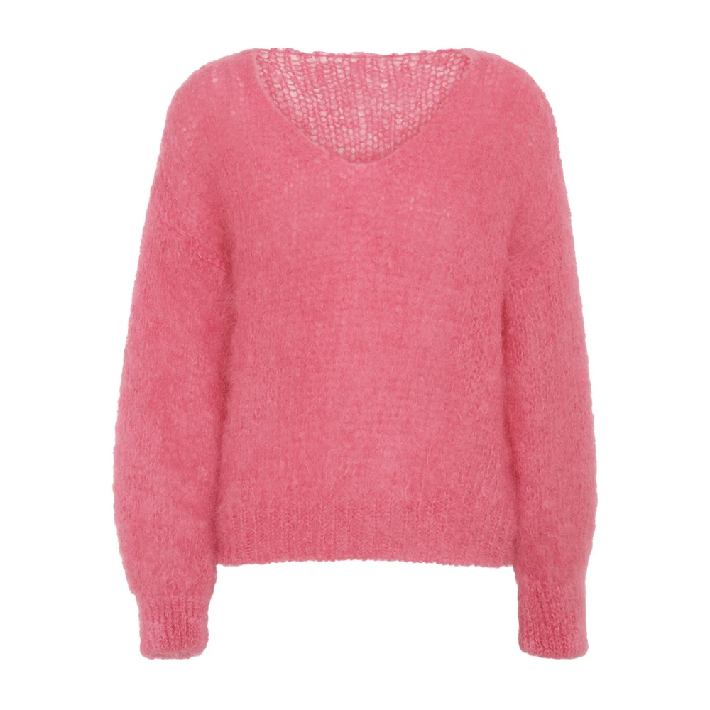 American Dreams Rosa Americandreams Milana Mohair Knit Pink Genser Pink - Bilde 2