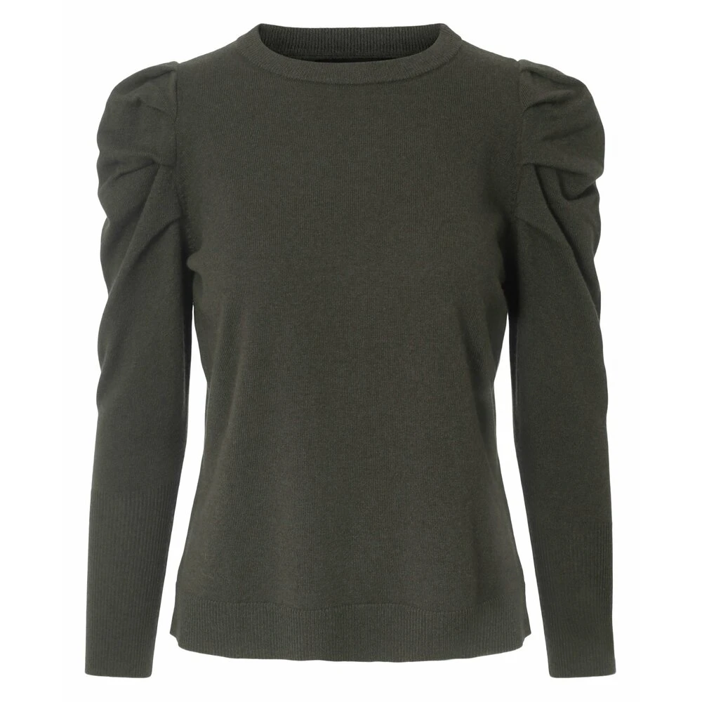 Ella&il Luna Wool Sweater Green