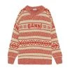 Ganni Round-neck Knitwear Beige