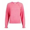 Neo Noir Knit Blouse Pink