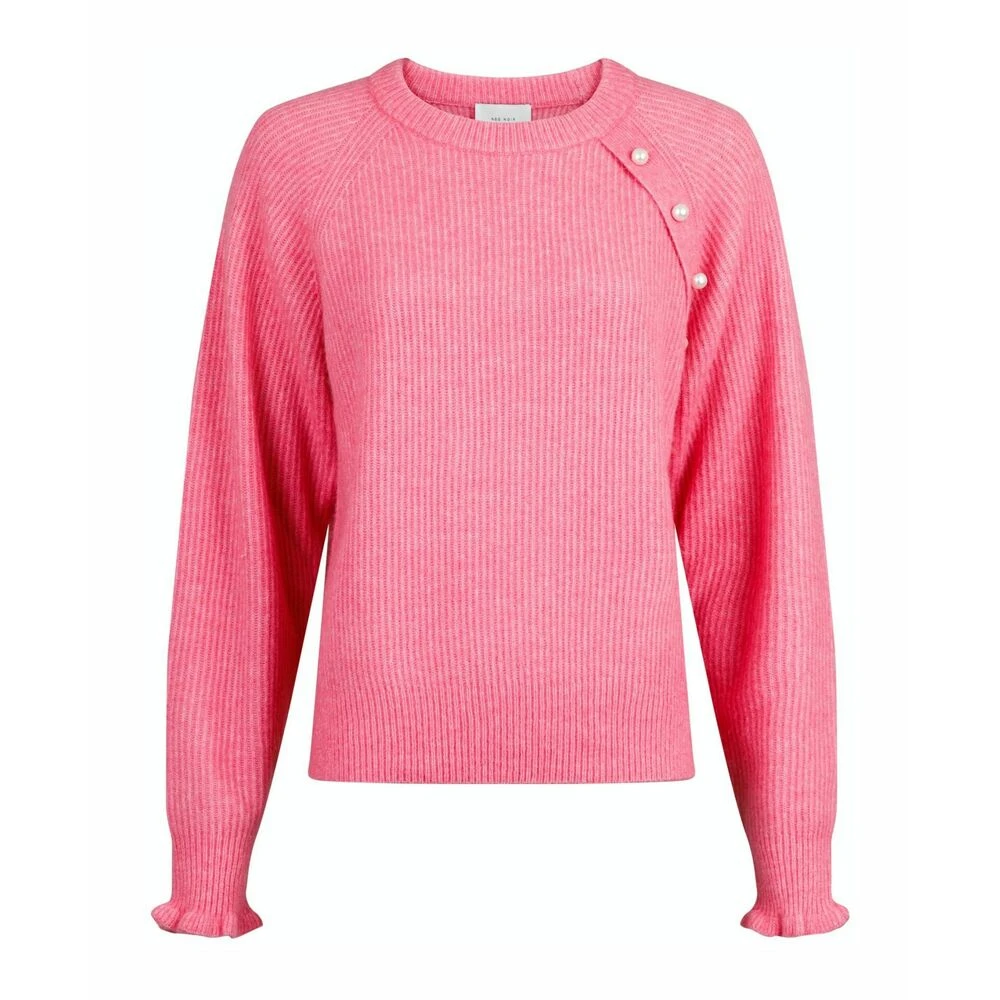 Neo Noir Knit Blouse Pink