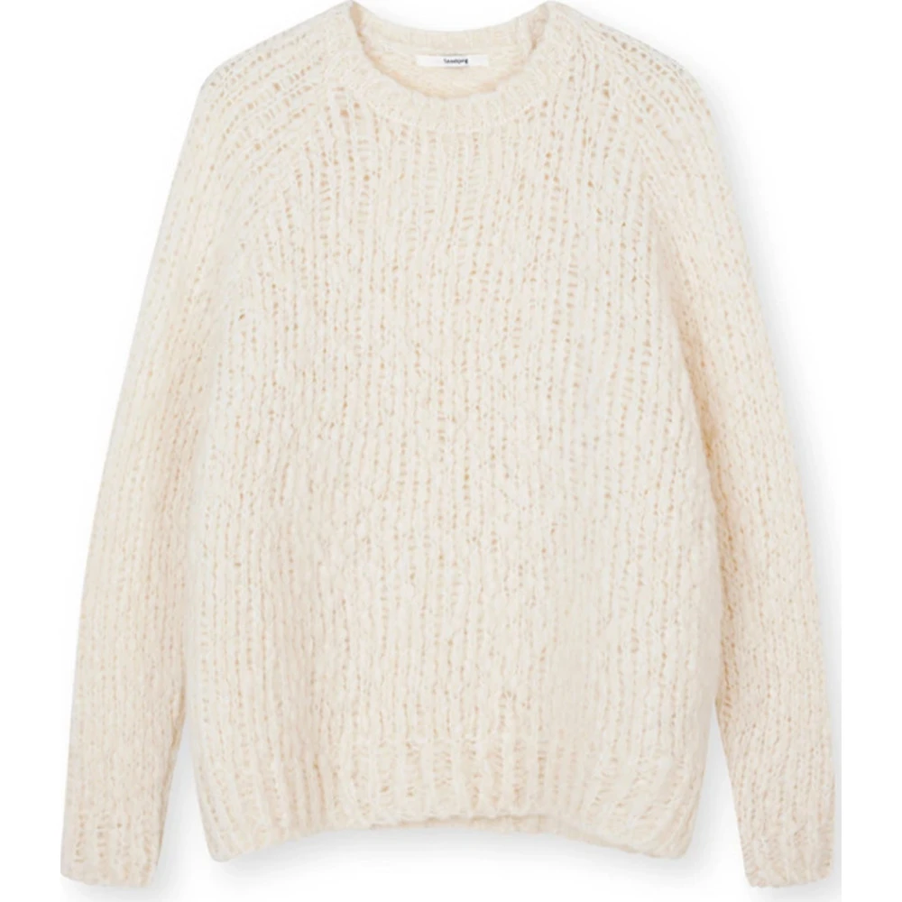 Sibin/Linnebjerg Round-neck Knitwear Beige