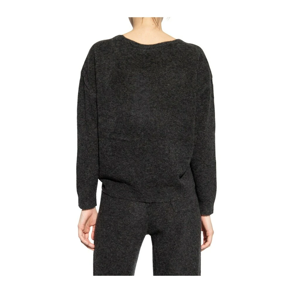 American Vintage Loose-fitting Sweater Gray - Bilde 4