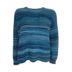 2-Biz Tallin Strikket Genser Blue