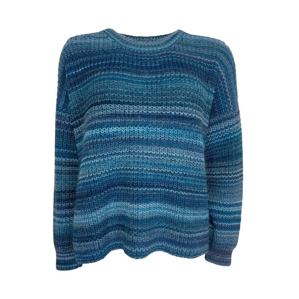 2-Biz Tallin Strikket Genser Blue