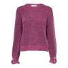 Rosa Selected Femme Slfsia Juma Ls Knit O-Neck B Genser Pink