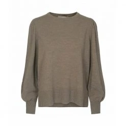 Ella&il Sonja Merino Sweater Brown